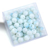 Light blue / 8mm hole diameter about 1.5mm 50pcs/pack