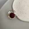 Round wine red
