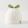 Avocado bow white [summer thin boneless hat] / s size (0-3 months head circumference within 39)