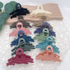 12 colors wheat ear clip