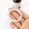 Thin transparent frosted telephone cord-white