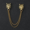Lion head ancient gold