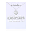 Silver card silver chain