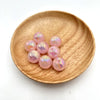 Gilt luminous straight hole ball-pink