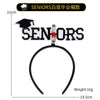 Seniors white graduation cap / one size fits all