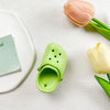Transparent bracket - hole shoes - light green