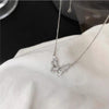 Hollow butterfly silver