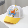 Yellow hi car mesh cap / adjustable hat circumference (49-53cm)