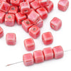 Watermelon red / 6mm hole diameter about 2mm 10pcs/pack