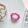Transparent bracket-eight monsters series-deep rose red