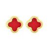 Champagne gold + red