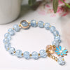Sky blue pop flower crystal: little daisy