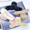 3# mao mao clip milk tea color (streamer 11cm)