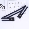 Blue and white lazy belt