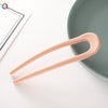 U-shaped frosted hairpin-orange / qiyue factory direct sales