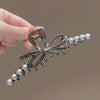 K69 black pearl bow tie