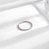 Shimmering silver ring / us size 5