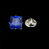 Blue square crystal