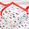 Little flower rabbit / [high-density 6-layer edging] 110*110cm