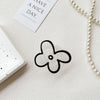 Transparent bracket-black line-line butterfly