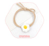 2# poached egg rubber band - beige