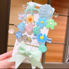 [water green plaid] bow knot starfish shell