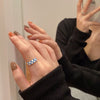 M1418 [chessboard ring blue and white]