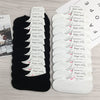 10 pairs of black + 10 pairs of white