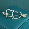 Y13 golden arrow through the heart