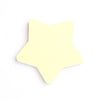 Five-pointed star-light overlapping color (yellow green pink blue) 76x76mm [3x3 inches 100 pages] / 100