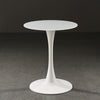 White glass table / φ60*72cm