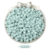 Light blue 50 pcs/pack / 6×5mm hole diameter about 2mm