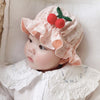 Three-dimensional red cherry pink / hat circumference 38-43cm/reference age 0-6 months