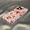 Pink full screen strawberry bear / universal for iphone 7/8