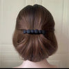 Half barrette - black