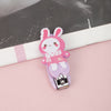 Light purple bunny nail scissors / 5.5cm*1.5cm weighs 20g