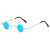 Silver frame blue film