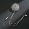 Flower ball silver
