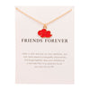Red cloud white card