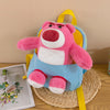 Sky blue strawberry bear