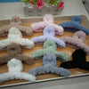 Plush grab clip mixed colors