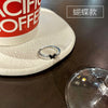 Drip glaze butterfly ring