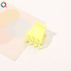 Frosted mini gripper-seven-tooth fluorescent yellow / qiyue factory direct sales