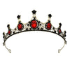 Plated black + red