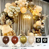 102pcs brown suit