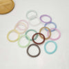 Thin transparent telephone cord--mixed color