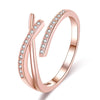 Rose gold / adjustable opening