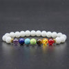 Porcelain white colorful bracelet