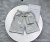 Floral gray shorts / 130cm