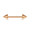 Rose gold-plated cone